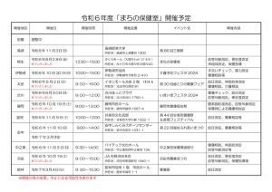 2024_r6_10_25_まちの保健室開催予定のサムネイル